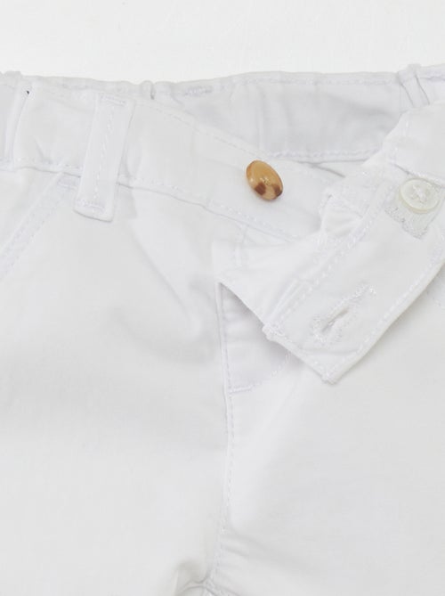 Einfarbige Chino-Hose - Kiabi