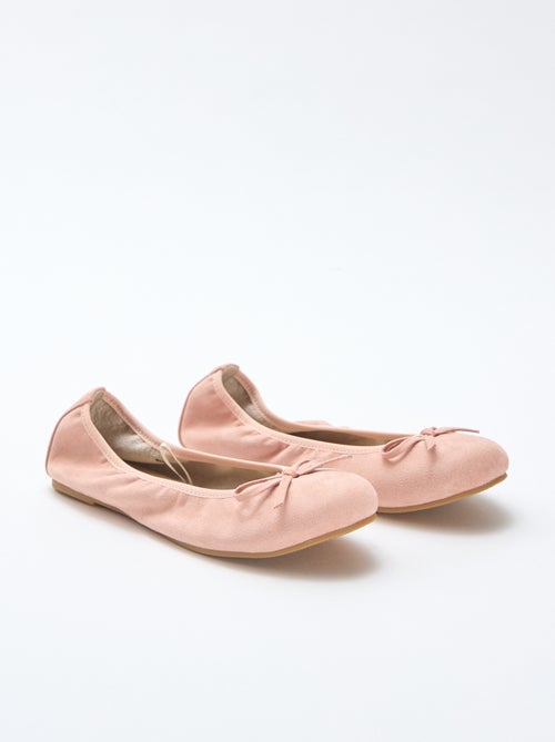 Einfarbige flache Ballerinas - Kiabi