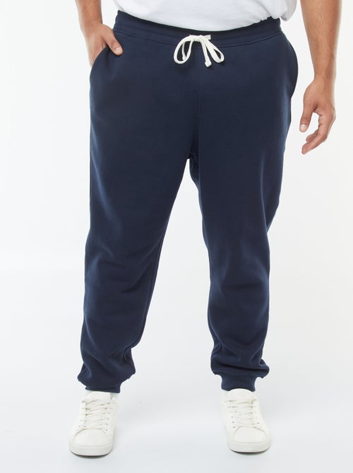 Einfarbige Jogginghose aus angerautem Sweatstoff - Kiabi