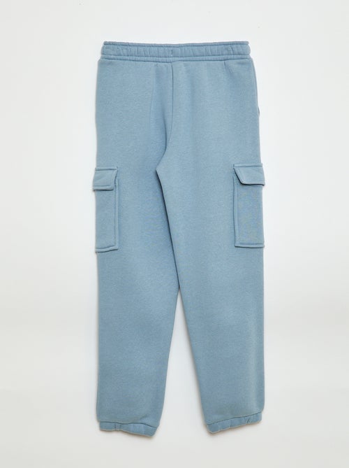 Einfarbige Jogginghose aus Sweatstoff mit vielen Taschen - Kiabi