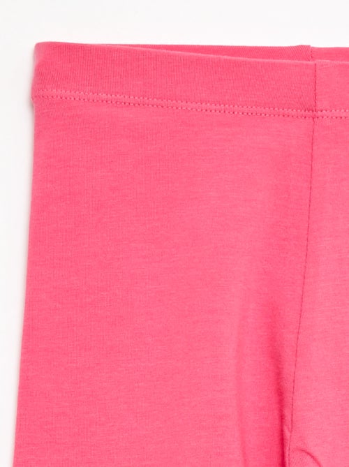 Einfarbige kurze Leggings - Kiabi