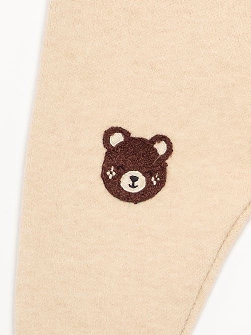 Einfarbige Strickhose - Kiabi