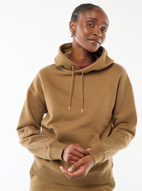 Einfarbiger Hoodie - Kiabi