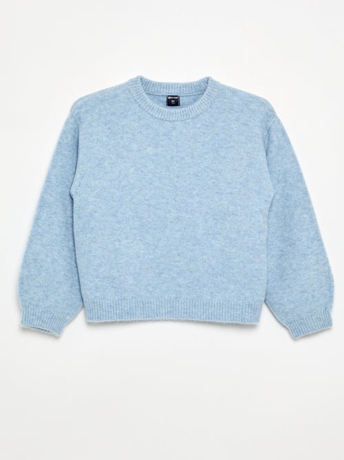 Einfarbiger Langarm-Pullover - Kiabi
