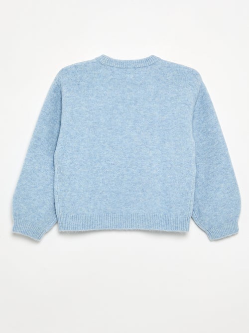 Einfarbiger Langarm-Pullover - Kiabi