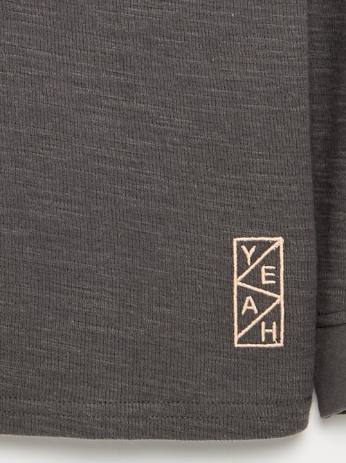 Einfarbiger Langarm-Pullover - Kiabi