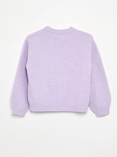 Einfarbiger Langarm-Pullover - Kiabi