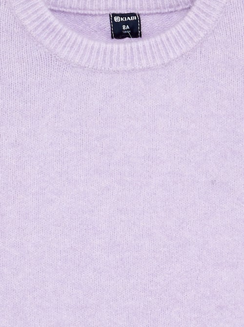 Einfarbiger Langarm-Pullover - Kiabi