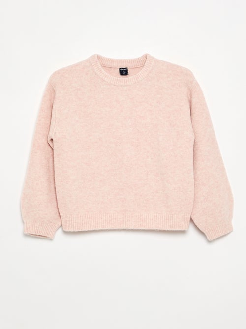 Einfarbiger Langarm-Pullover - Kiabi