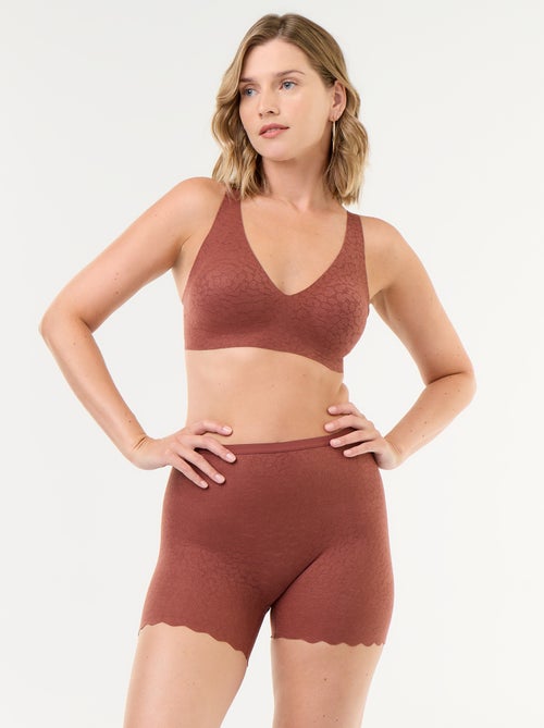Einfarbiger Spitzen-Shorty - Kiabi