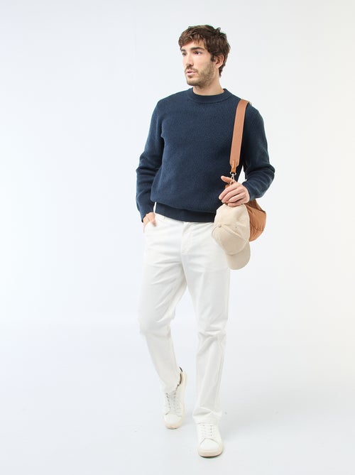 Einfarbiger warmer Pullover - Kiabi