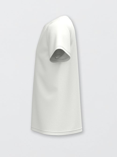 Einfarbiges Basic Jersey-T-Shirt - Kiabi