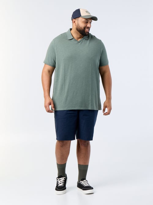 Einfarbiges Kurzarm-Polo - Kiabi