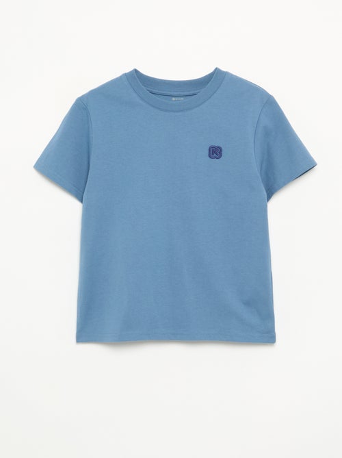 Einfarbiges Kurzarm-T-Shirt für Kinder - Kiabi - Kiabi