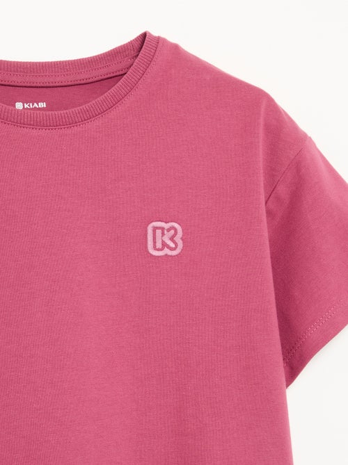 Einfarbiges Kurzarm-T-Shirt für Kinder - Kiabi - Kiabi