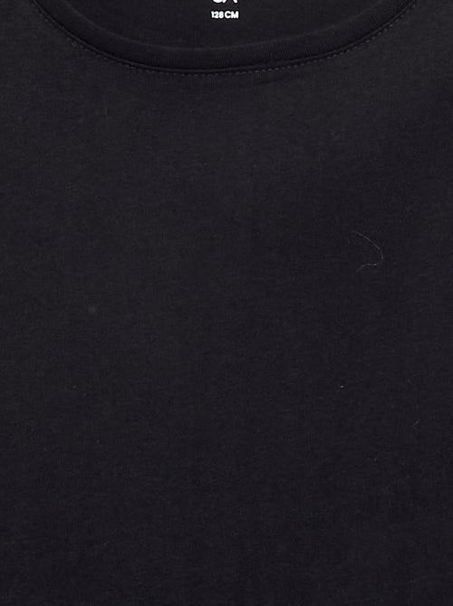 Einfarbiges Langarm-T-Shirt - Kiabi