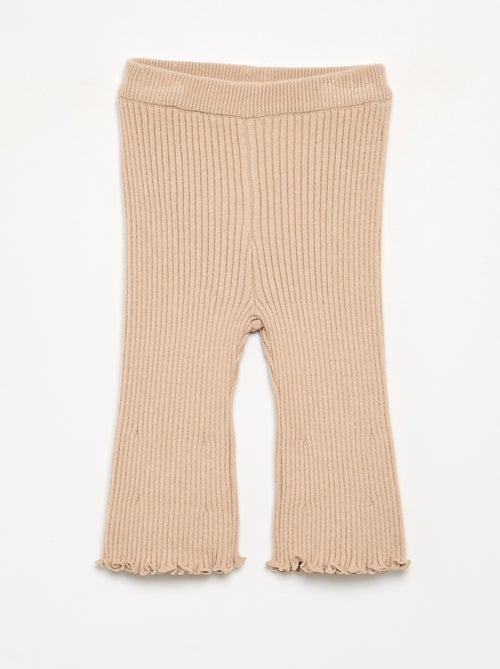 Einfarbiges Rippstrick-Legging - Kiabi