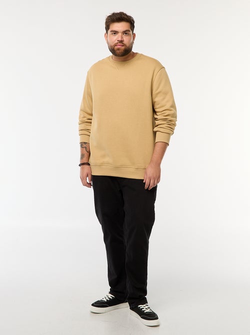 Einfarbiges Rundhals-Sweatshirt - Kiabi