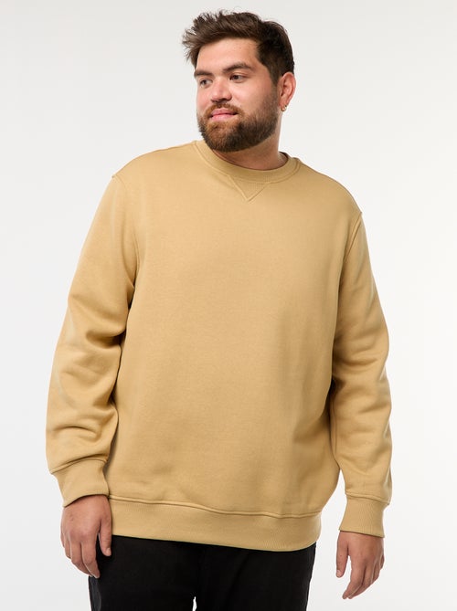 Einfarbiges Rundhals-Sweatshirt - Kiabi