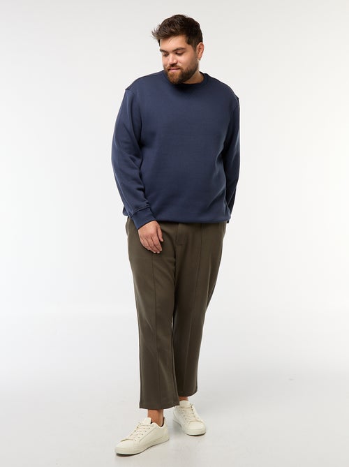 Einfarbiges Rundhals-Sweatshirt - Kiabi