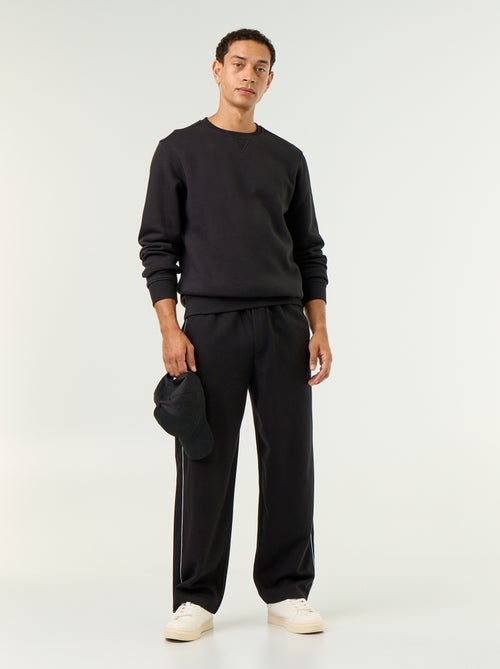 Einfarbiges Sweatshirt aus angerautem Molton - Kiabi