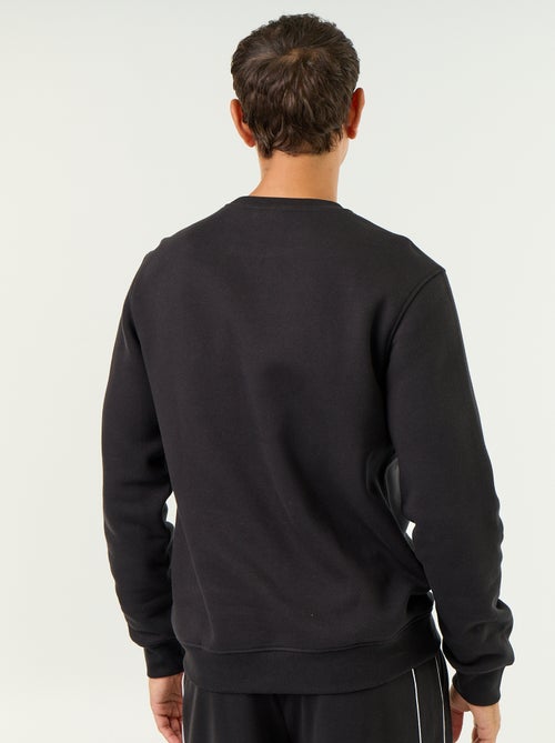 Einfarbiges Sweatshirt aus angerautem Molton - Kiabi