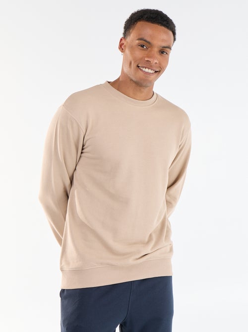 Einfarbiges Sweatshirt aus French Terry - Kiabi