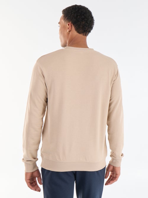 Einfarbiges Sweatshirt aus French Terry - Kiabi