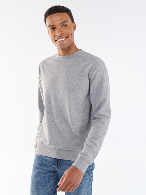 Einfarbiges Sweatshirt aus French Terry - Kiabi