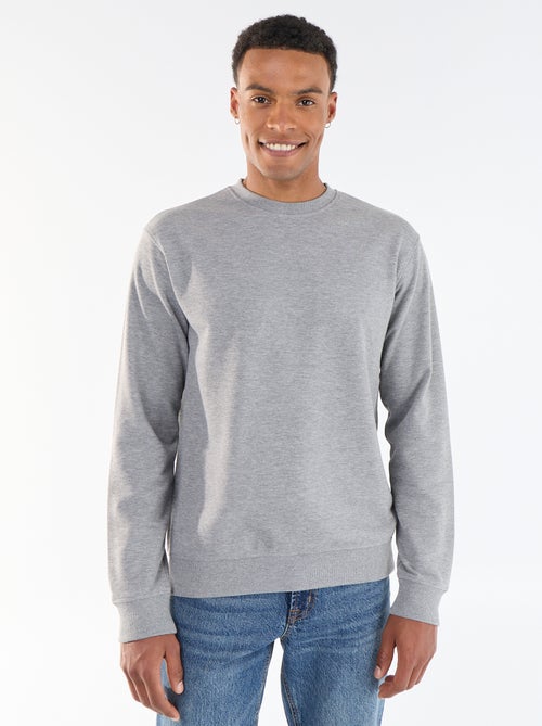 Einfarbiges Sweatshirt aus French Terry - Kiabi