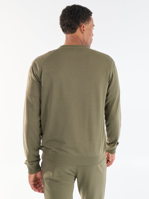 Einfarbiges Sweatshirt aus French Terry - Kiabi