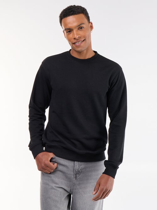 Einfarbiges Sweatshirt aus French Terry - Kiabi