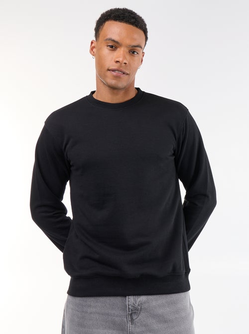 Einfarbiges Sweatshirt aus French Terry - Kiabi