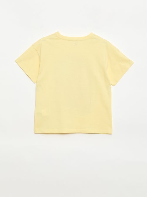 Einfarbiges T-Shirt "Disney" "Angel" aus Baumwolle - Kiabi