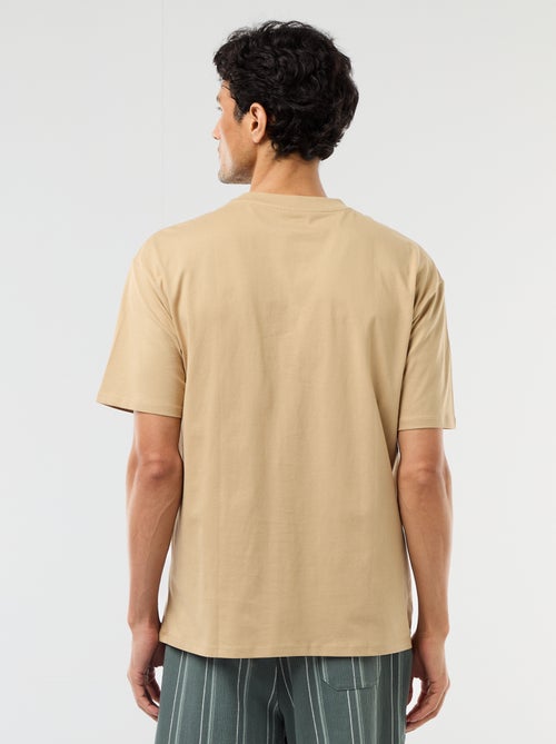 Einfarbiges T-Shirt im Comfort Fit / Oversize-Look - Kiabi