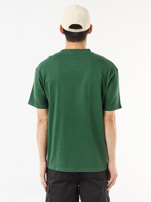 Einfarbiges T-Shirt im Comfort Fit / Oversize-Look - Kiabi