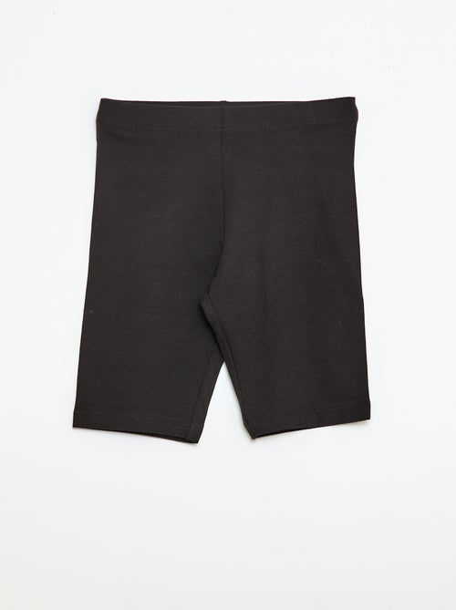Einfarbiges Velo-Short aus Baumwolljersey - Kiabi
