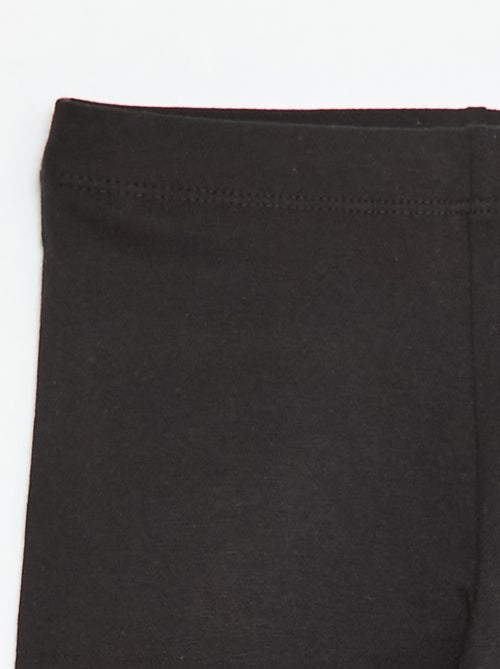 Einfarbiges Velo-Short aus Baumwolljersey - Kiabi