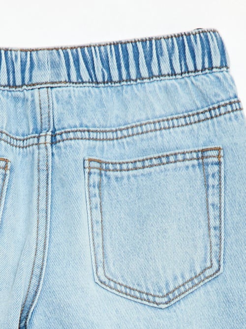 Elasticated Denim Shorts - Kiabi