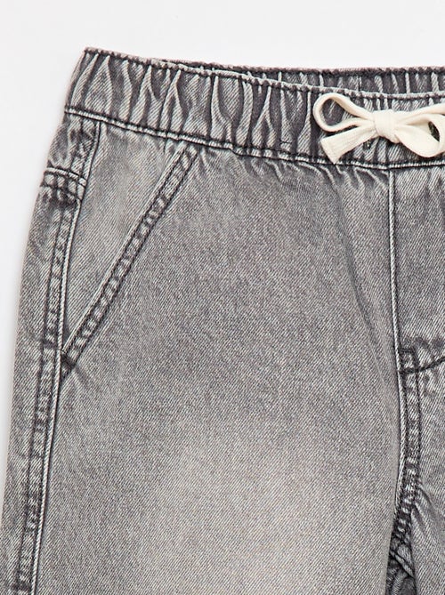 Elasticated Denim Shorts - Kiabi