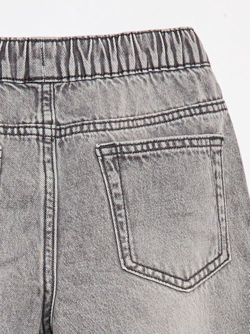Elasticated Denim Shorts - Kiabi