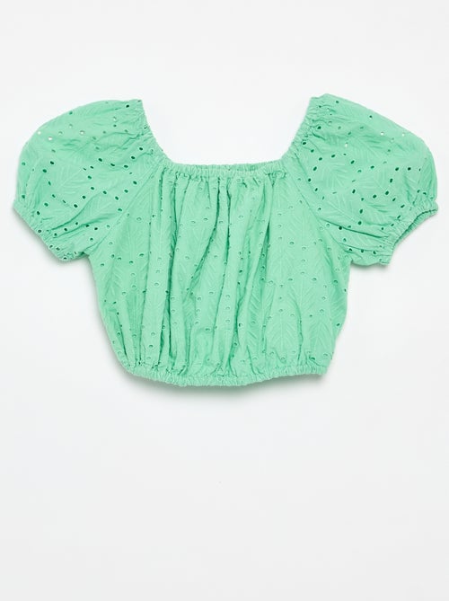 Embroidered 2-Piece Set - Shorts + Blouse - Kiabi
