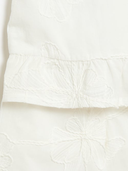 Embroidered Blouse + Pants Set - 2 pieces - Kiabi