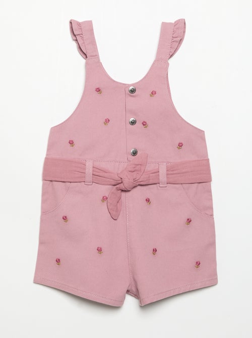 Embroidered Romper - Kiabi