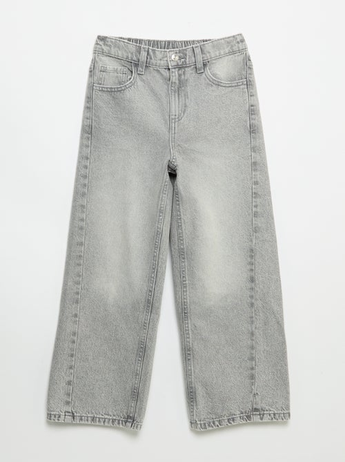 Embroidered Wide Leg Trousers - Kiabi