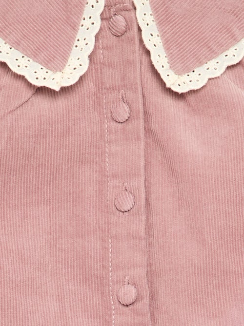 Ensemble 2 pièces - blouse en velours + legging - Kiabi