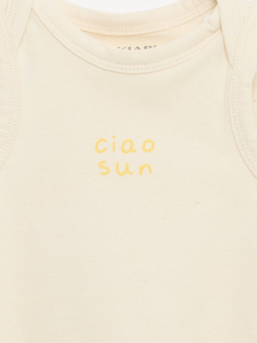 Ensemble 2 pièces - body + short - Kiabi