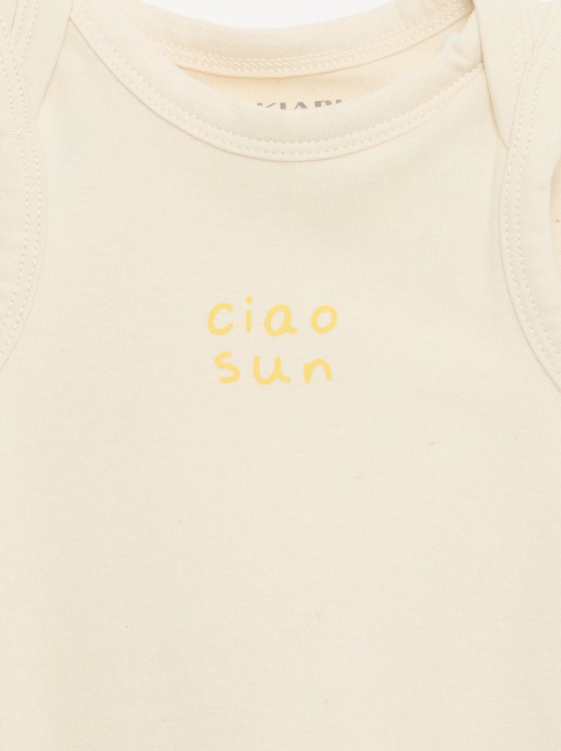 Ensemble 2 pièces - body + short Bleu - Kiabi