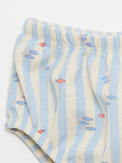 Ensemble 2 pièces - body + short - Kiabi