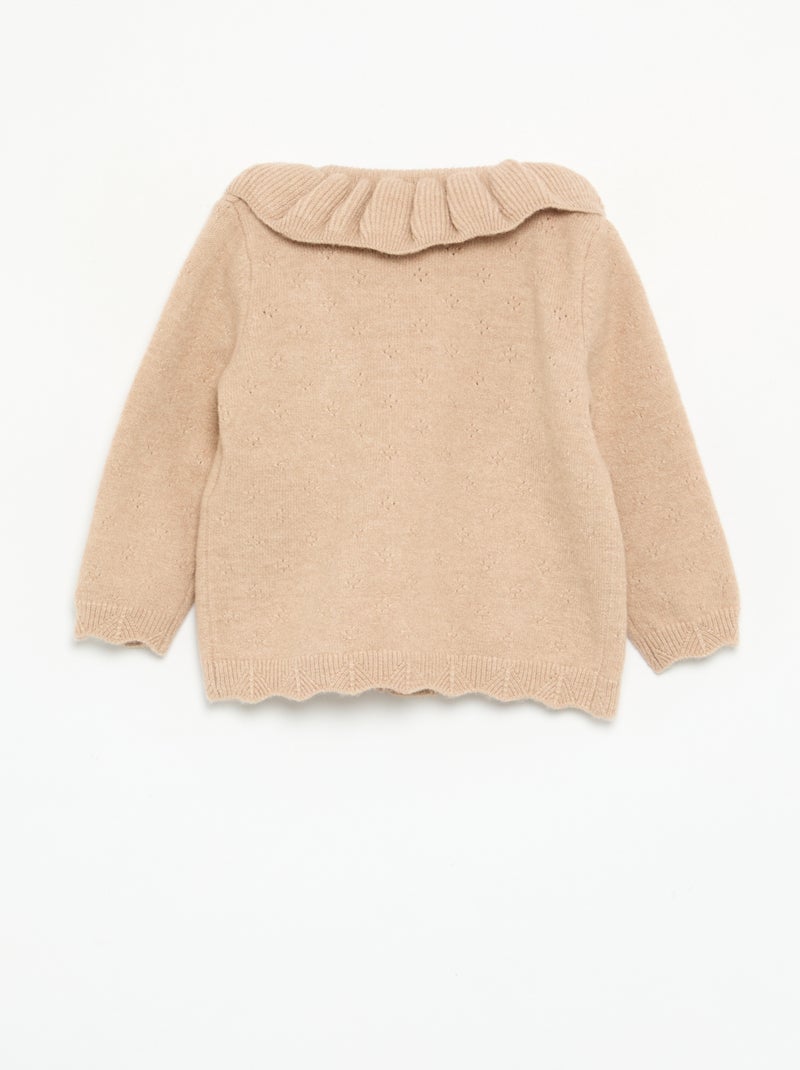Ensemble 2 pièces - Gilet + legging Beige - Kiabi